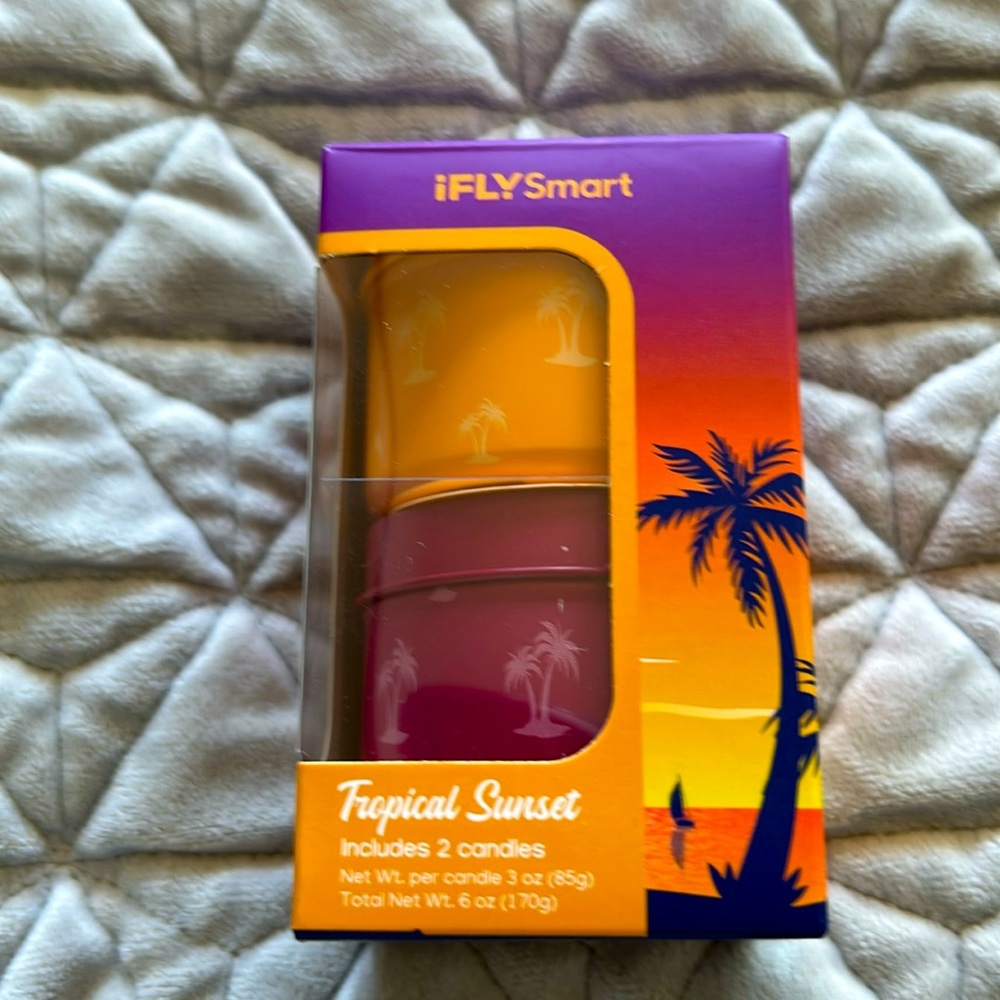Small Candles…Big Scent! Tropical Sunset inspired fragrances set of 2